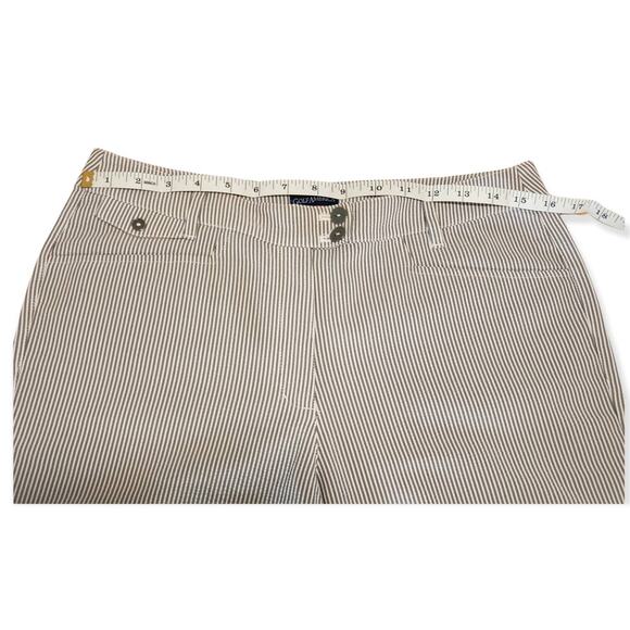 Golf America Womens Gray Striped Shorts - Size 6P - Picture 4 of 7